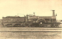 Train Locomotive Machine Cie Du Nord Express N°16 * Carte Photo * Chemin De Fer * Gare Dépôt - Treinen