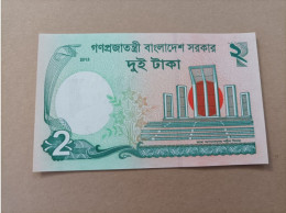 Billete De Bangladesh De 2 Taka, Año 2013, UNC - Bangladesh