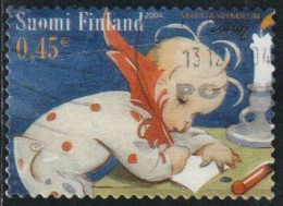 Finlande 2004 Yv. N°1691 - Noël - Enfant écrivant Au Père Noël - Oblitéré - Gebruikt