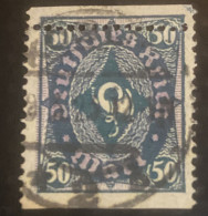 Germany 1922 209 PUu Bottom Top Imperforated + Top Displaced Perforation Error - Sammlungen