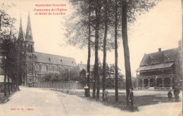 BELGIQUE - OOSTACKER LOURDES - Panorama De L'église Et Hôtel De Lourdes - Edit H G - Carte Postale Ancienne - Altri & Non Classificati