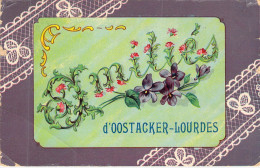 BELGIQUE - OOSTACKER LOURDES - Amitiés D'Oostacker Lourdes - Editeur E D L - Carte Postale Ancienne - Altri & Non Classificati