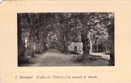 BELGIQUE - ROCHEFORT - L'Allée Des Tilleuls Et La Chapelle De Lorette - Edit Georges Lallemand - Carte Postale Ancienne - Rochefort