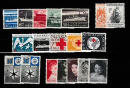 1957 Jaargang Nederland NVPH 688-706 Complete. Postfris/MNH** - Années Complètes
