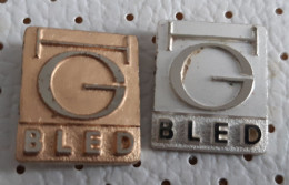 Golf Hotel Club Bled Slovenia Badge Pins Bertoni Milano - Golf