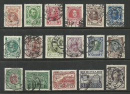 RUSSLAND RUSSIA 1913 Michel 82 - 98 O Romanov Dynastia - Used Stamps