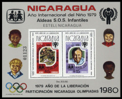 1980, Nicaragua, Bl. 110 A, ** - Nicaragua