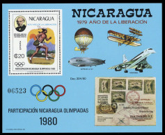 1980, Nicaragua, Bl. 111, ** - Nicaragua