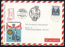 1965, Österreich, Palmer SBF 07.1 + 2, Brief - Matasellos Mecánicos