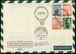 1958, Österreich, Palmer RBF 20 A, Brief - Oblitérations Mécaniques