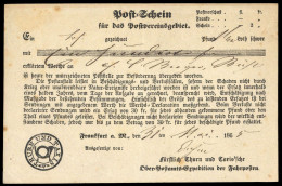 1865, Altdeutschland Thurn Und Taxis - Briefe U. Dokumente