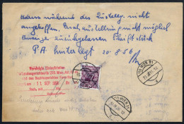 1956, Österreich, P 250, Brief - Mechanische Stempel