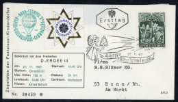 1967, Österreich, Palmer C 07a, Brief - Mechanische Stempel