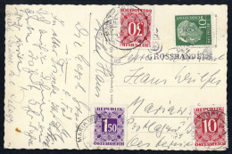 1954, Österreich, P 237x U.a., Brief - Meccanofilia