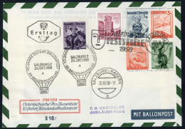 1958, Österreich, Palmer RBF 20 A, Brief - Mechanische Stempel