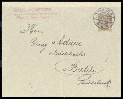 1899, Österreich, PU (68), Brief - Machine Postmarks