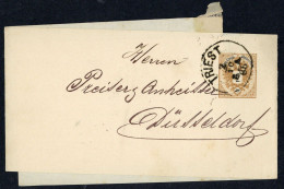 1885, Österreich, S 3, Brief - Mechanische Stempel