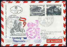 1962, Österreich, Palmer RBF 28a, 30a, Brief - Mechanische Stempel