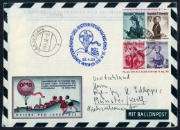 1956, Österreich, Palmer RBF 15 A, Brief - Meccanofilia