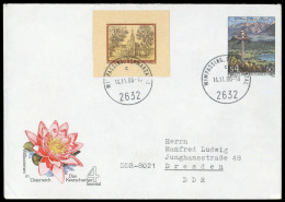 1986, Österreich, U 76 U.a., Brief - Machine Postmarks