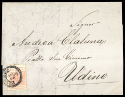 1854, Österreich, 3 Y A, Brief - Matasellos Mecánicos