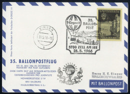 1966, Österreich, Palmer 35 B, Brief - Oblitérations Mécaniques