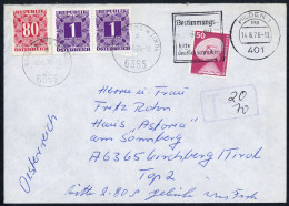 1976, Österreich, P 245z, 247z (2), Brief - Machine Postmarks