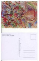 AKEO 29 Esperanto Card From Italy - Painting Flowers By Mauro Galletti - Floroj - Esperanto