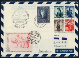 1957, Österreich, Palmer RBF 17 A, Brief - Oblitérations Mécaniques