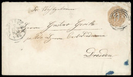 1862, Altdeutschland Thurn Und Taxis, U 24II, Brief - Storia Postale