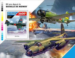 Chad 2022 War WWII Battle Of Midway S202301 - Tchad (1960-...)