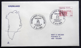 Greenland 1984 SPECIAL POSTMARKS.NORDPHIL  HVIDOVRE 5-8-4   ( Lot 922) - Storia Postale