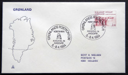 Greenland 1984 SPECIAL POSTMARKS.NORDPHIL  HVIDOVRE 5-8-4   ( Lot 926) - Brieven En Documenten