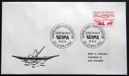 Greenland 1981 SPECIAL POSTMARKS. WIPA  WIEN 22-31-5-1981 ( Lot 929) - Storia Postale