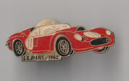 PIN'S THEME AUTOMOBILE FERRARI  24 H DU MANS  1962 - Ferrari