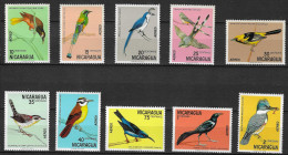 Nicaragua 1971 MiNr. 1631 - 1640 Birds Highland Guan 10v MNH** 6,50 € - Nicaragua
