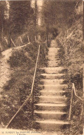 BELGIQUE - DURBUY - L'escalier - Carte Postale Ancienne - Durbuy