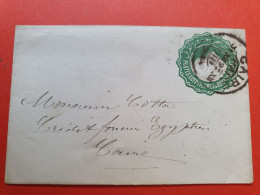 Egypte - Entier Postal Du Caire Pour Le Caire En 1892 - Réf 356 - 1866-1914 Khedivato Di Egitto