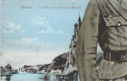 BELGIQUE - DINANT - La Meuse Et Le Rocher Bayard - Militaria - Carte Postale Ancienne - Dinant