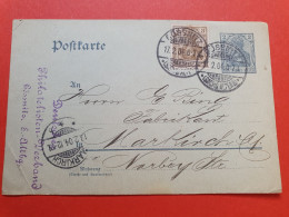 Allemagne - Entier Postal + Complément De Gössnitz Pour Markirch En 1904 - Réf 365 - Sonstige & Ohne Zuordnung