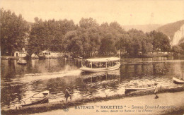 BELGIQUE - DINANT - Bateaux MOUETTES - Services Dinant Anseremme - Au Retour Devant Les Bains - Carte Postale Ancienne - Dinant