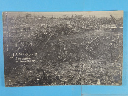 Carte Photo Jamioulx Explosion De Munitions - Ham-sur-Heure-Nalinnes