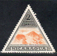 NICARAGUA 1947 SAN CRISTOBAL VOLCANO 2c USED USATO OBLITERE' - Nicaragua