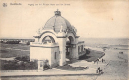 BELGIQUE - OSTENDE - Ingang Van Het Palace Aan Het Strand - Carte Postale Ancienne - Oostende