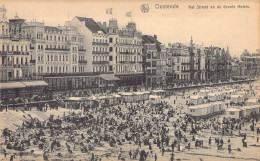 BELGIQUE - OSTENDE - Het Strand En De Groote Hotels - Carte Postale Ancienne - Oostende