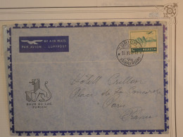 BS1 SUISSE  BELLE  LETTRE  1946 BAUR  AU LAC ZURICH+ COLLECTION HOTEL DU CRILLON PARIS  +AFF. PLAISANT+ - Altri & Non Classificati