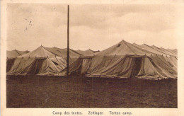 BELGIQUE - Zeltlager - Camp Des Tentes - Carte Postale Ancienne - Sonstige & Ohne Zuordnung