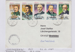 British Antarctic Territory (BAT)  Cover To Switzerland Ca Halley 31.12.1983 (TR151B) - Brieven En Documenten