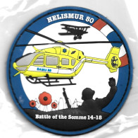 Ecusson PVC SAMU HELISMUR BATAILLE DE LA SOMME 14-18 - Firemen