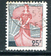 FRANCE- Y&T N°1216- Oblitéré - 1959-1960 Marianne à La Nef